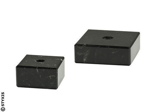 Marmor sockel schwarz mit - schwarz,
