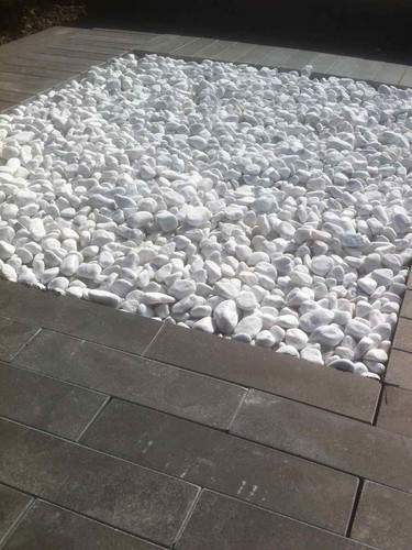 Carrara marmor kies 40mm - carrara,