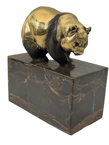 Bär bronzefigur bronze - bär,