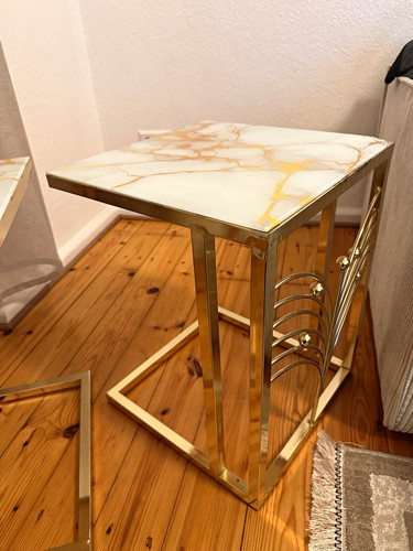 Quadratischer beistelltisch - quadratischer,