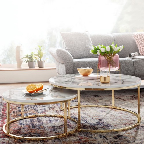 2er set couchtisch sofatisch - 2er,