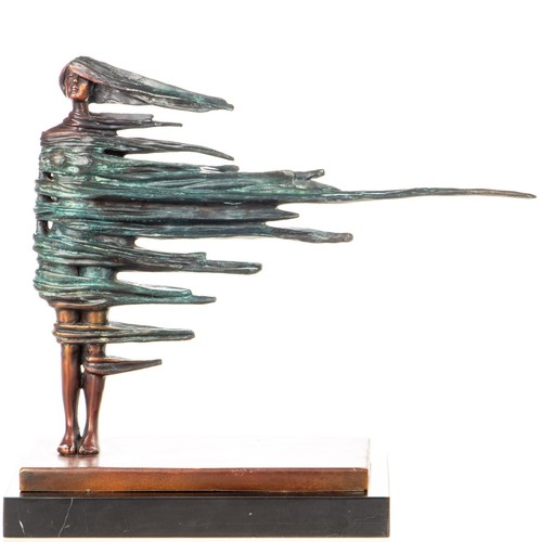 Moderne bronze statue - statue, im