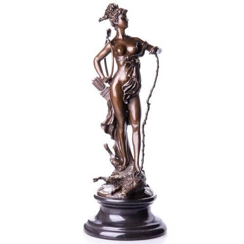 Bronze skulptur göttin - bronze,