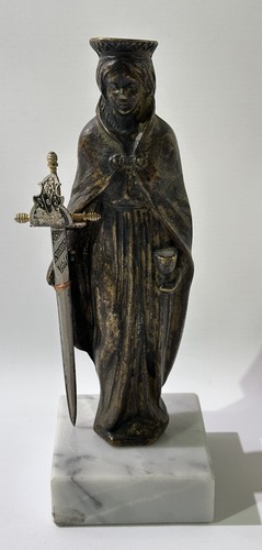 Vintage bronze statue auf - vintage,