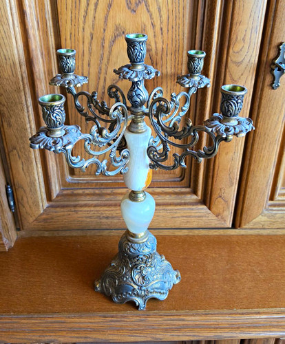 Vintage kandelaber armig - vintage, –