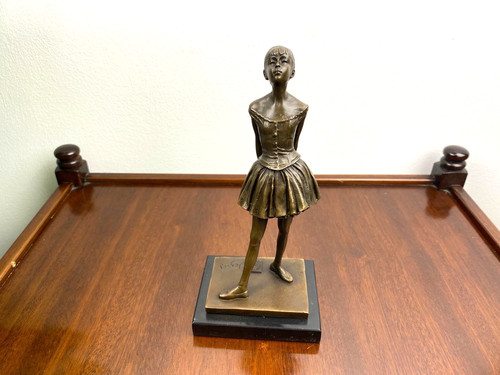 Bronze skulptur tänzerin der - bronze,