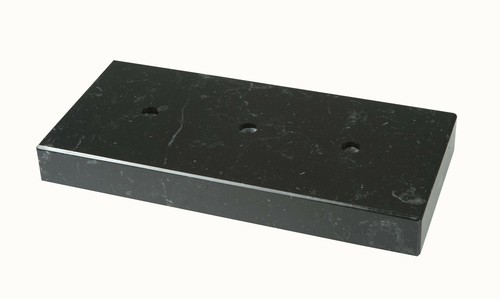 Schwarze marmorsockel mit - schwarze,