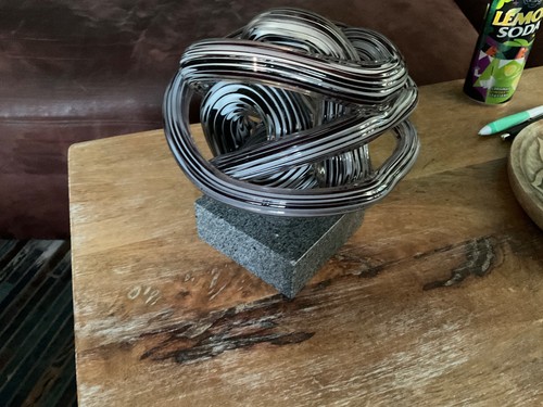 Glas skulptur deko spheric - glas,