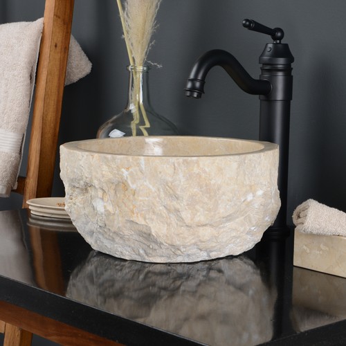 Marmor waschbecken creme - cm,