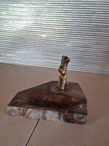 Bronzefigur schnautzer sockel - bronzefigur,